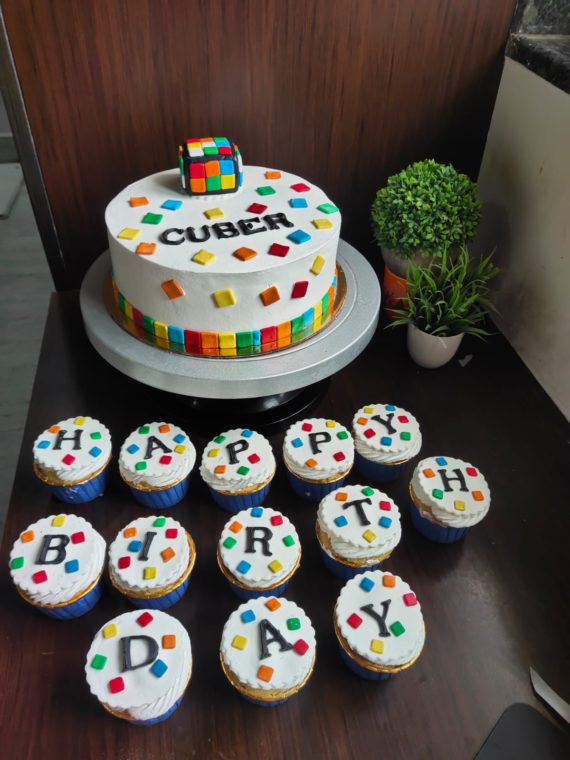Rubik Cupcakes Designs, Images, Price Near Me