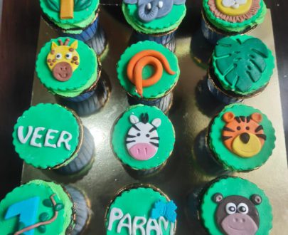 Jungle Theme Cupcakes Designs, Images, Price Near Me