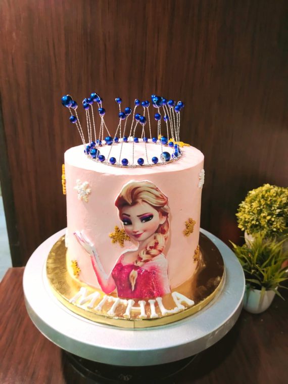 Elsa Theme Cake Designs, Images, Price Near Me