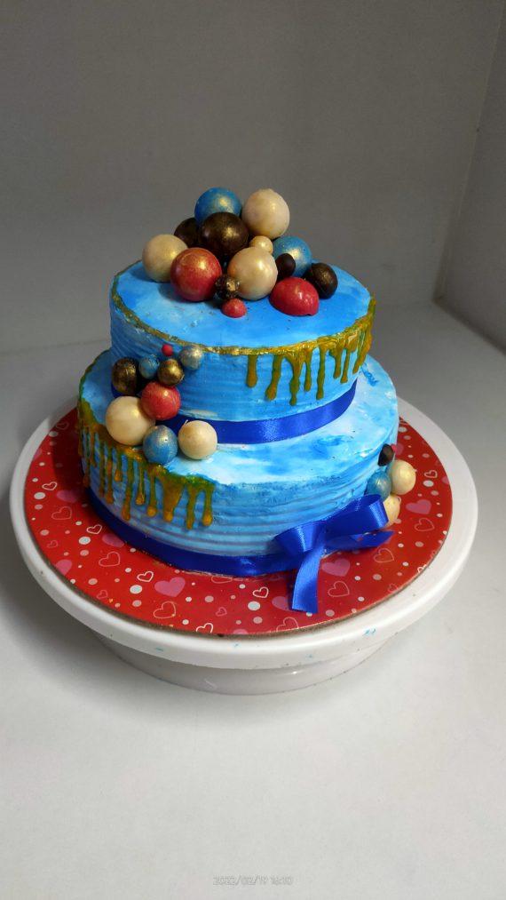 Two Tier Chocolate Cake Designs, Images, Price Near Me