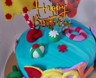 Pool Party Theme Cake Designs, Images, Price Near Me