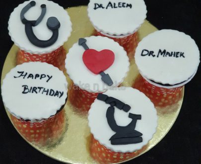 Doctor theme Cupcakes Designs, Images, Price Near Me