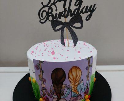 Best Friend Theme Cake Designs, Images, Price Near Me