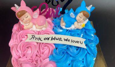 2 KG Eggless Baby Shower Theme Cake at Karve Road, Pune | Delivery Date: 29 January 2023 Designs, Images, Price Near Me