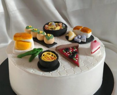 Foodie Theme Cake Designs, Images, Price Near Me