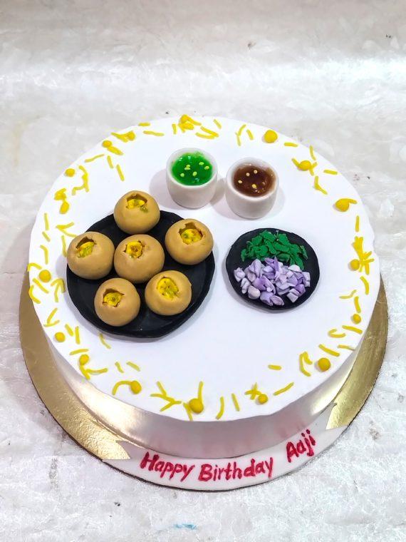 Paani Puri Theme Cake Designs, Images, Price Near Me