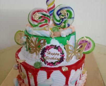 Candy Theme Cake Designs, Images, Price Near Me