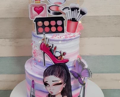 Fashion Makeup Theme Cake Designs, Images, Price Near Me