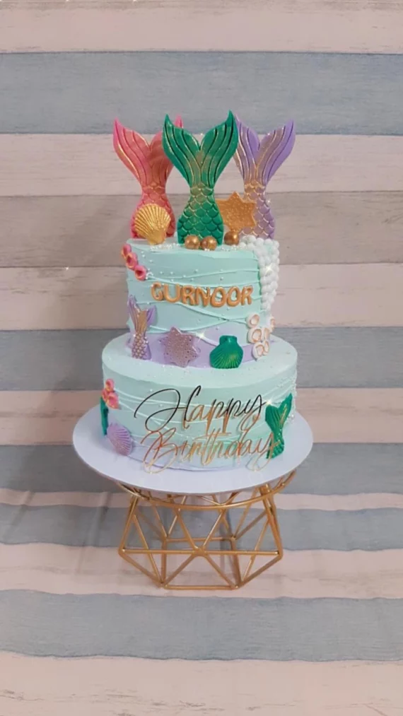 Mermaid Theme Cake Designs, Images, Price Near Me