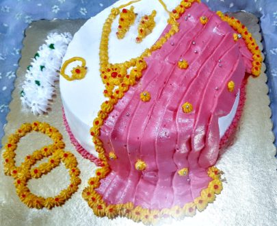 Saree Theme Cake Designs, Images, Price Near Me