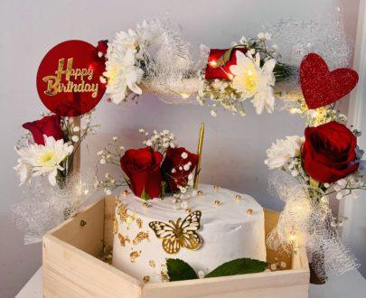 Floral Cake Basket Designs, Images, Price Near Me