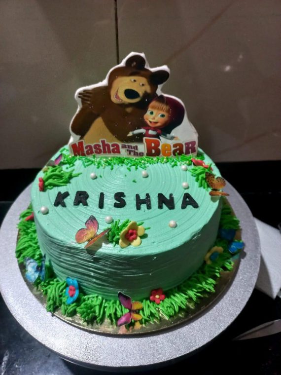 Masha and Bear Theme Cake Designs, Images, Price Near Me