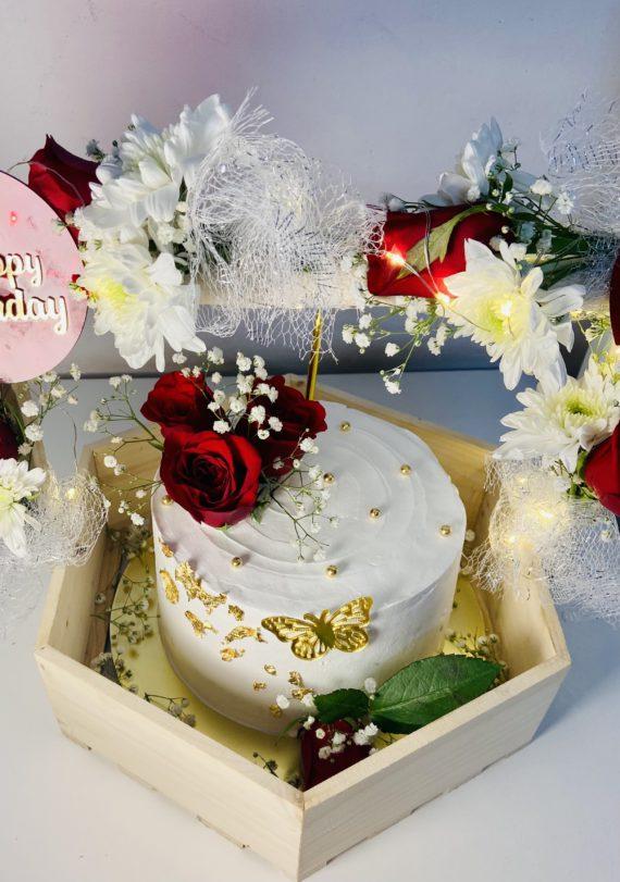 Floral Cake Basket Designs, Images, Price Near Me