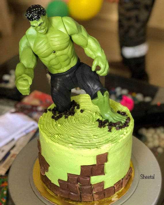 Hulk Theme Cake Designs, Images, Price Near Me