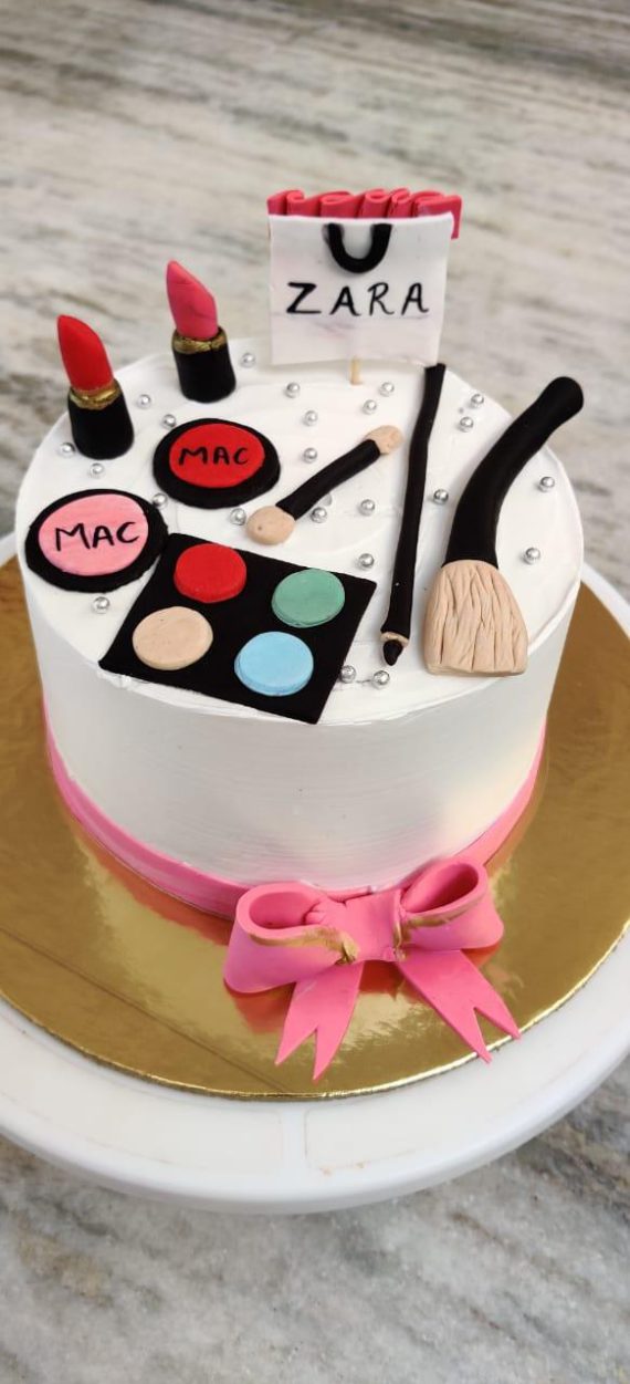 Makeup Theme Cake Designs, Images, Price Near Me