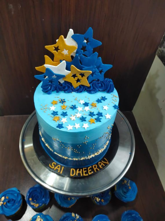 Birthday Cake with Cupcakes Designs, Images, Price Near Me