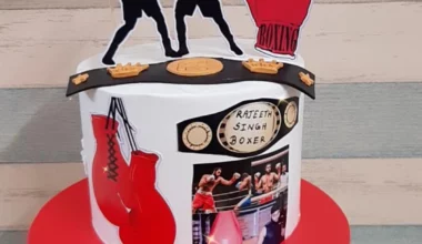 Boxing Theme Cake Designs, Images, Price Near Me
