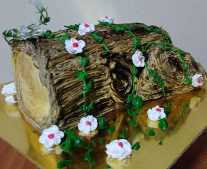 Wooden Log Cake Designs, Images, Price Near Me