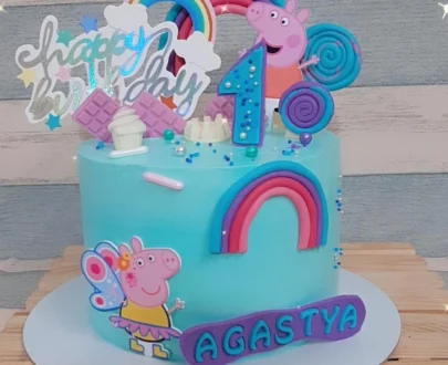 Peppa Pig Theme Cake Designs, Images, Price Near Me