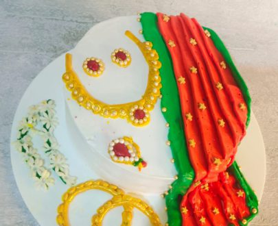 Saree Theme Cake Designs, Images, Price Near Me