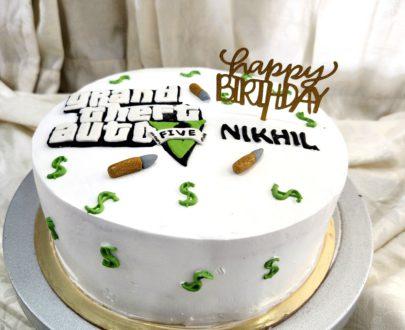 Grand Theft Auto 5 Theme Cake Designs, Images, Price Near Me