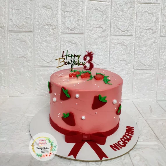 Strawberry Cake Designs, Images, Price Near Me