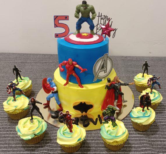 Avenger Theme Cake Designs, Images, Price Near Me