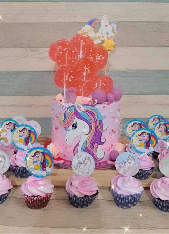 Unicorn Theme Cake Cupcakes Designs, Images, Price Near Me