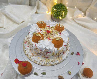 Motichoor Laddu Cake Designs, Images, Price Near Me