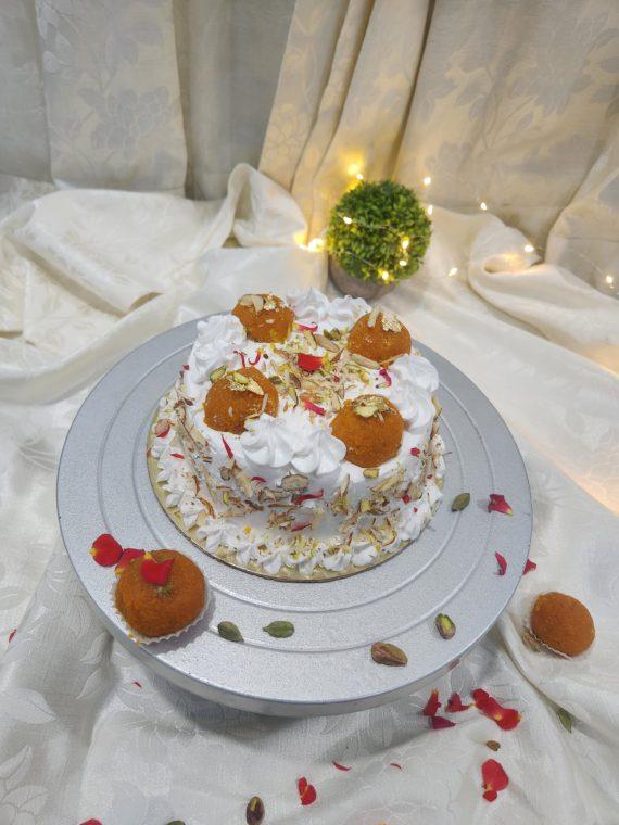 Motichoor Laddu Cake Designs, Images, Price Near Me