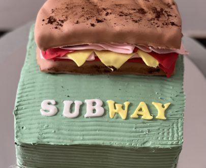Subway Theme Cake Designs, Images, Price Near Me