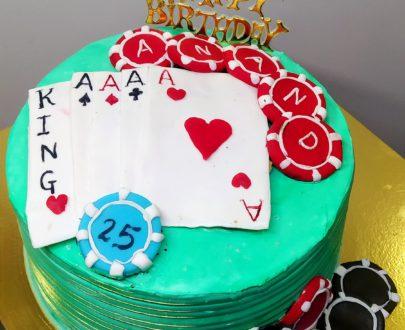Poker Theme Cake Designs, Images, Price Near Me