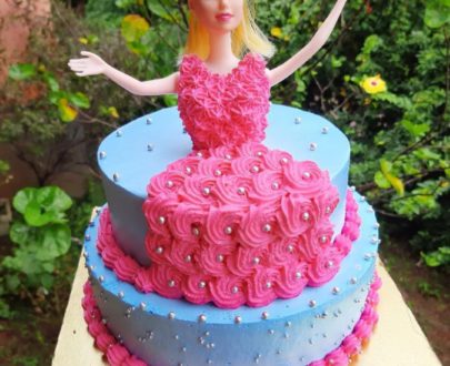 2 Tier Doll Cake Designs, Images, Price Near Me