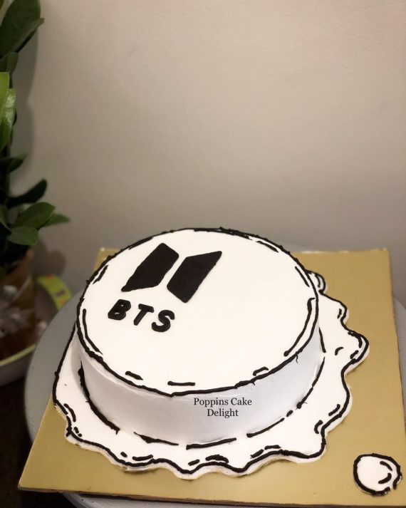 Comic cake with BTS theme Designs, Images, Price Near Me
