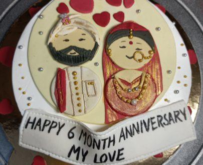 Six Months Anniversary Cake Designs, Images, Price Near Me