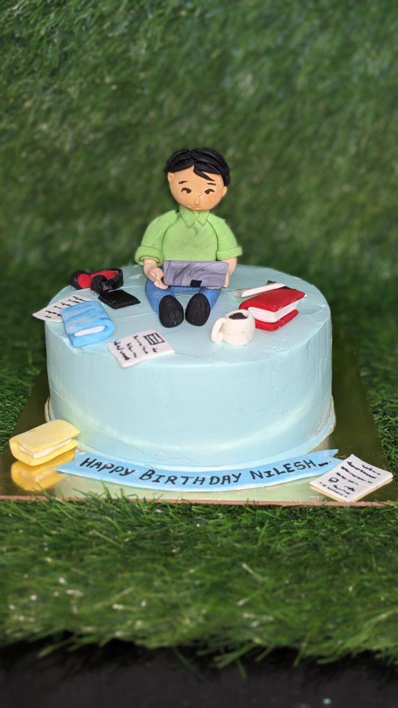 Work From Home Theme Cake Designs, Images, Price Near Me