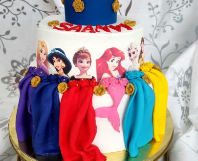 Lovely Disney Princess Theme Cake Designs, Images, Price Near Me