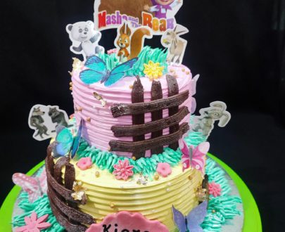 Masha and The Bear Cake Designs, Images, Price Near Me