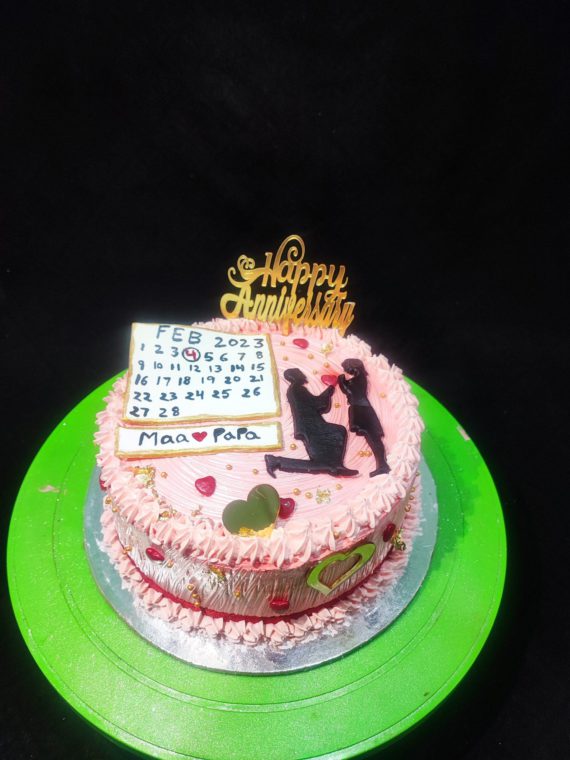 Anniversary Special Calendar Cake Designs, Images, Price Near Me
