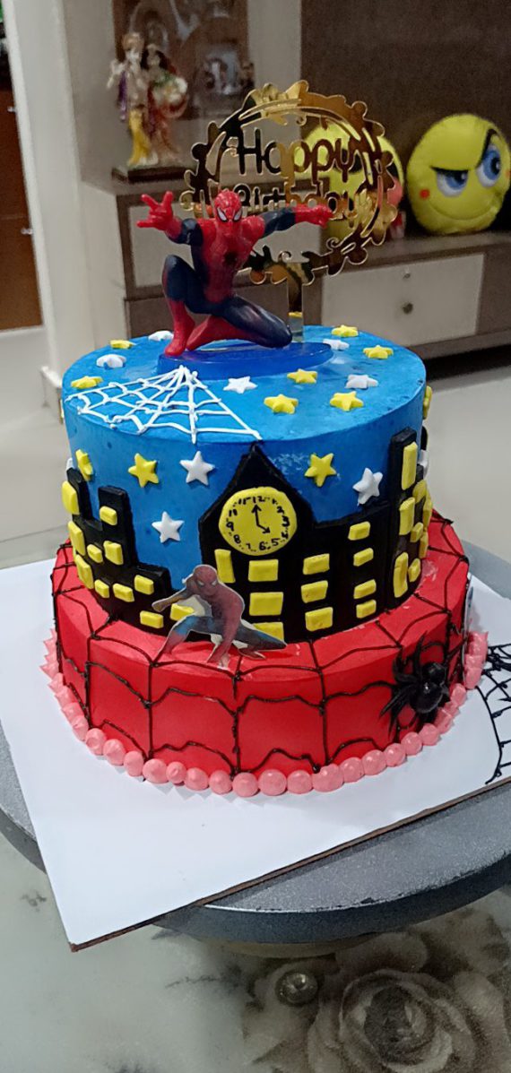Delicious Spiderman Theme Cake Designs, Images, Price Near Me