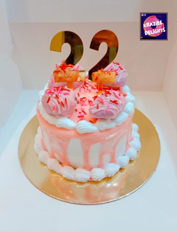 22nd Birthday Cake Designs, Images, Price Near Me